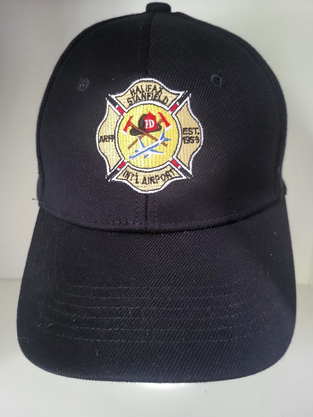 Blauer Black Baseball Cap with Firefighter Emblem